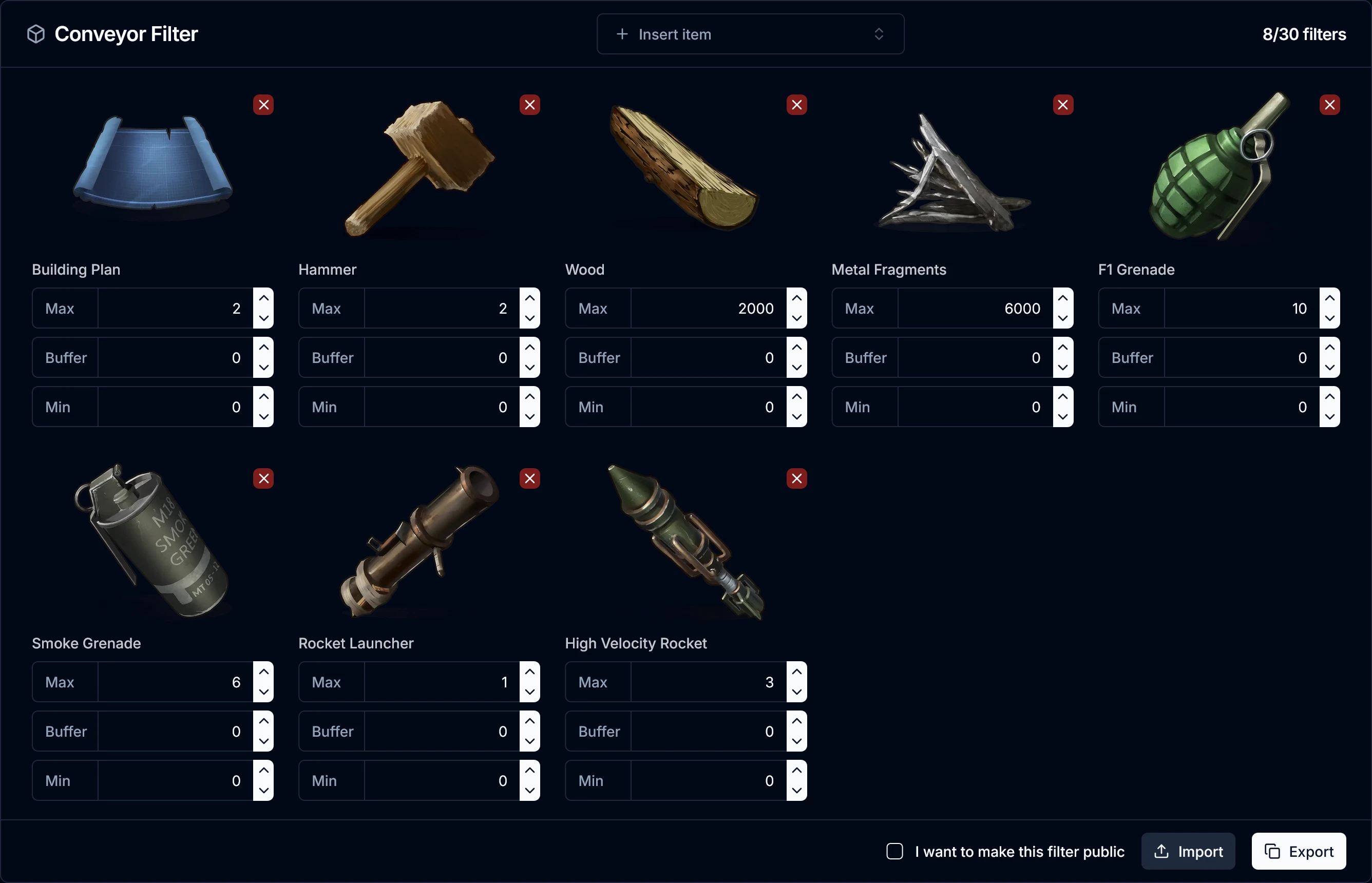 Intuitive Filter Builder